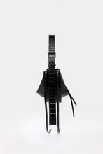 Load image into Gallery viewer, L'Amaca Mini Bag Cocco print leather Black
