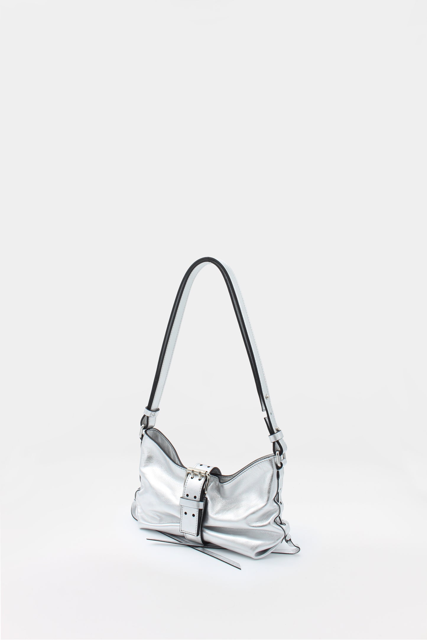 Dragonfly Bag Mini Laminated Silver