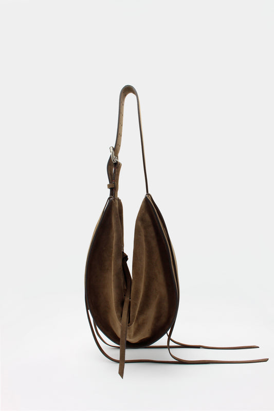 L'Amaca Maxi Bag Suede Stone
