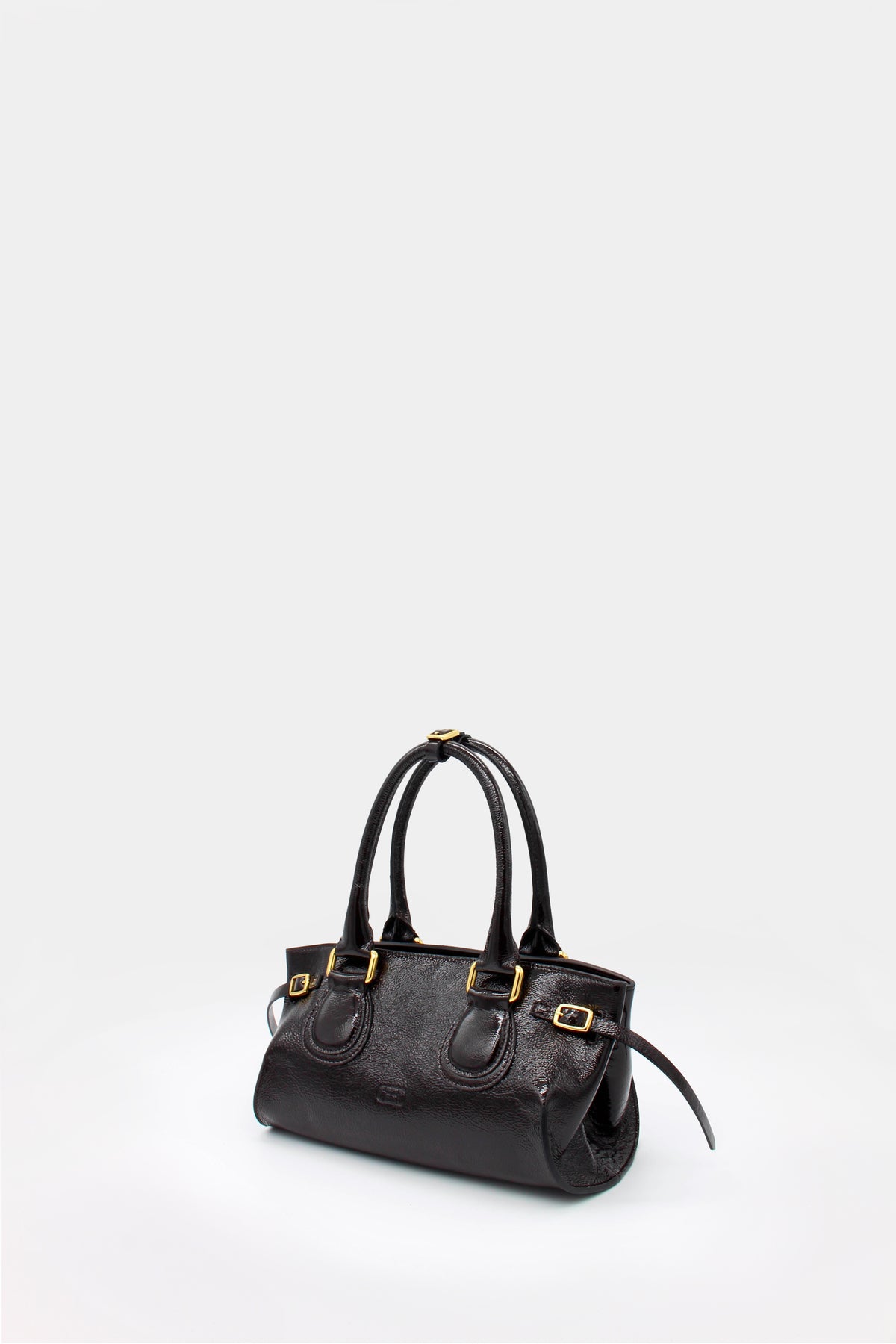 La Mamma Mini Bag Nappalack Wood brown