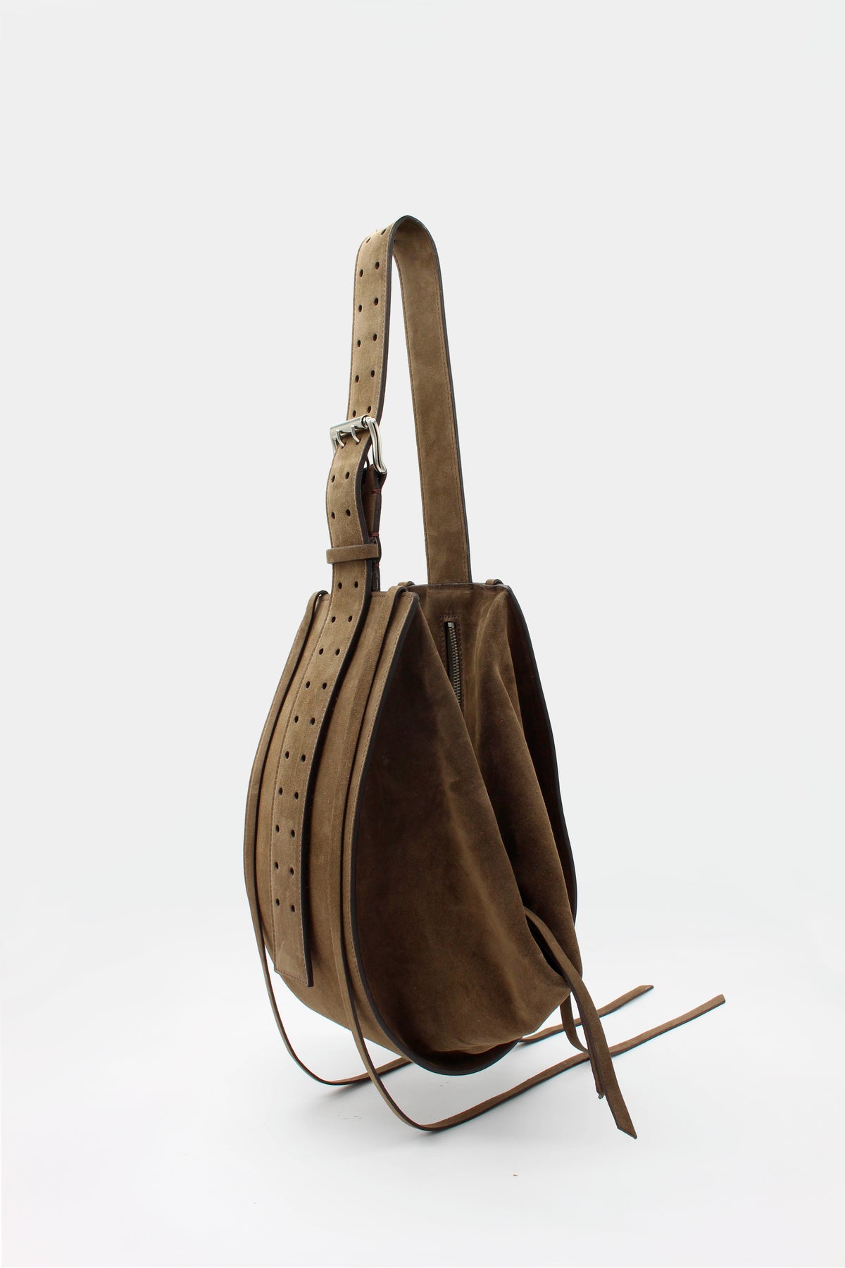 L'Amaca Maxi Bag Suede Stone