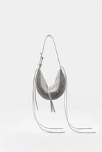 Load image into Gallery viewer, L'Amaca Mini Bag Vernicetta Snake Soft Grey
