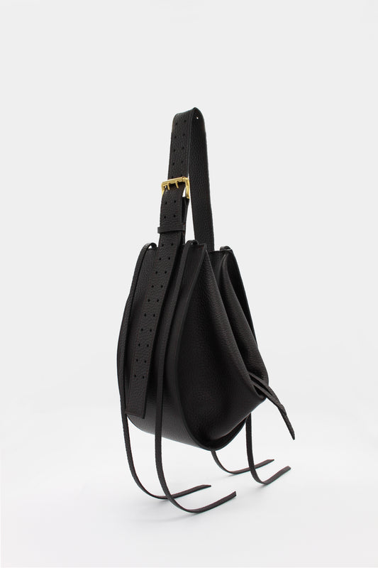 L'Amaca Maxi Bag Tumbled Dark Chocolate