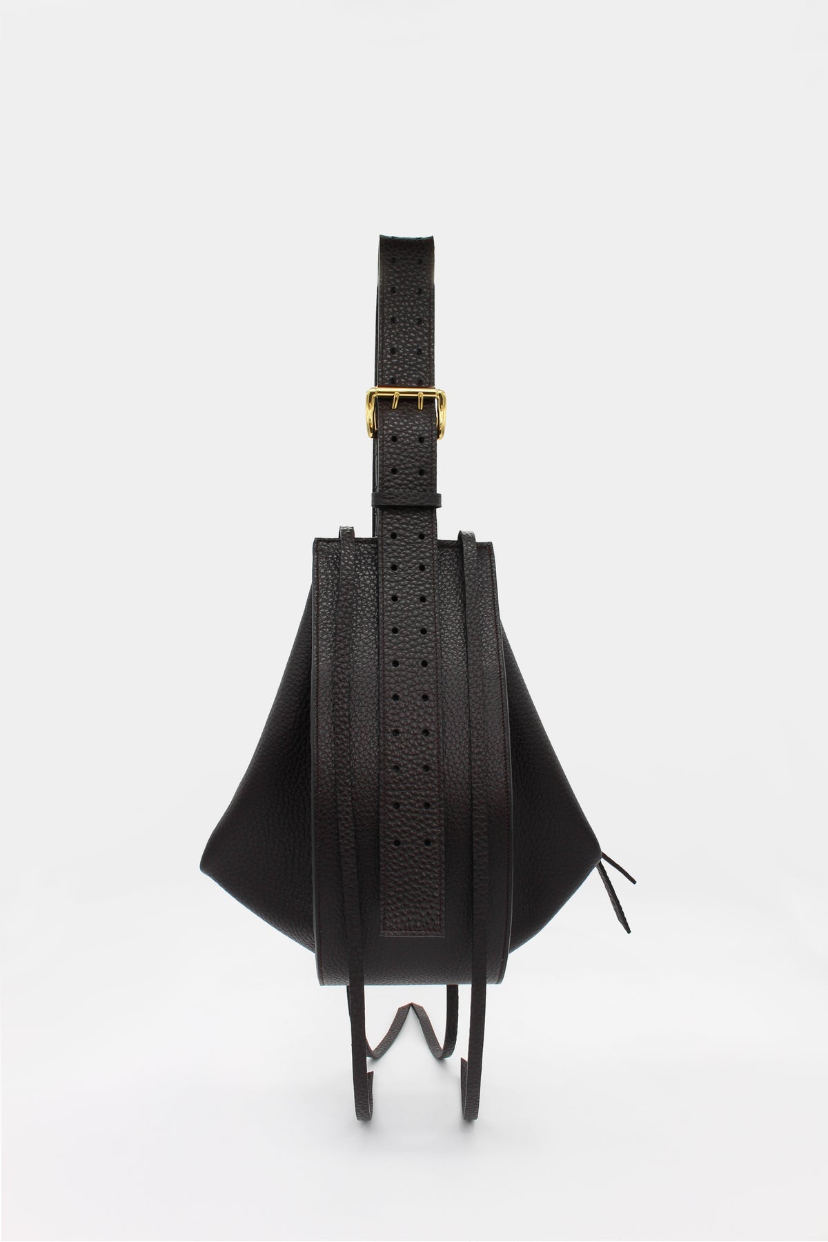 L'Amaca Maxi Bag Tumbled Dark Chocolate