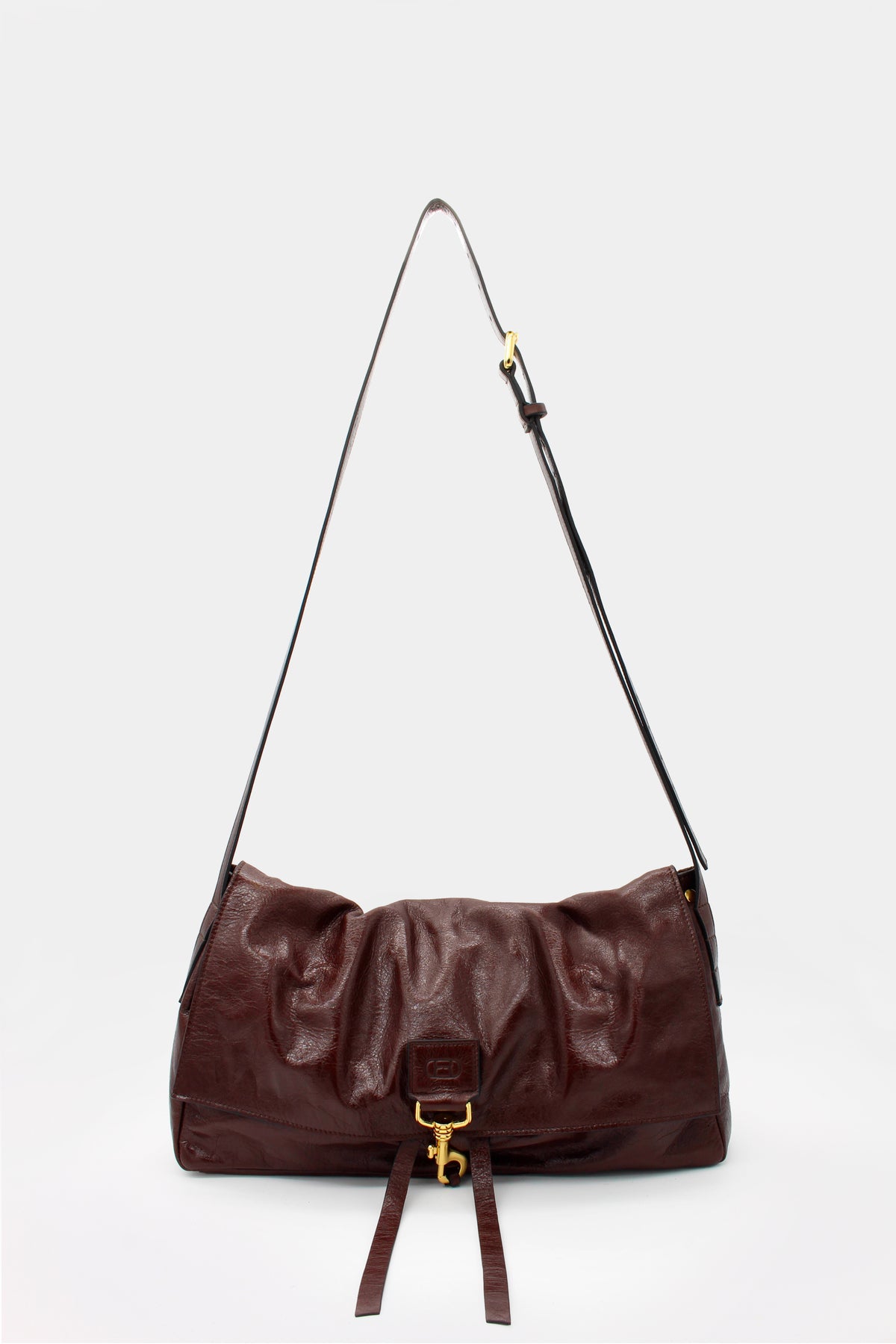 La Bisaccia Midi Bag Soufflè Toffee Beat