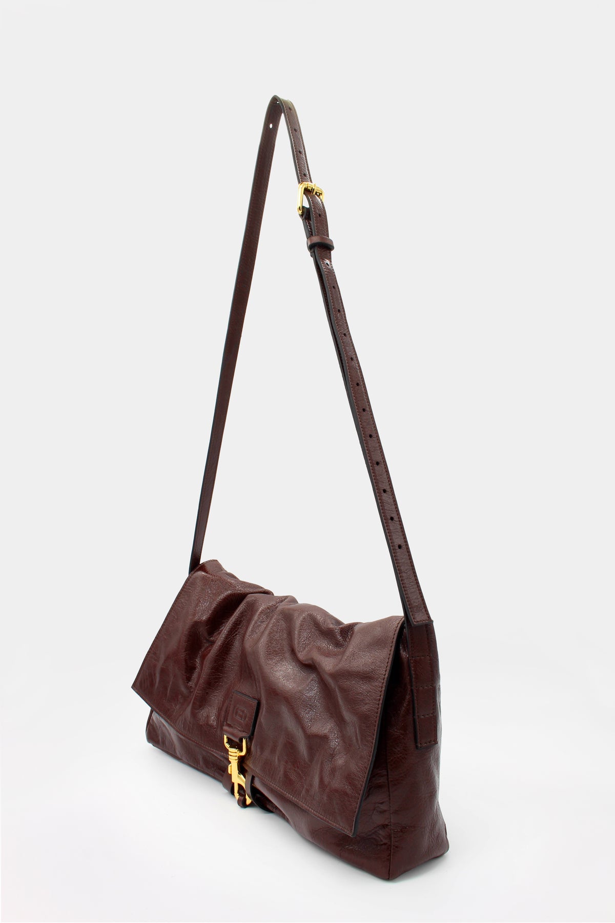La Bisaccia Midi Bag Soufflè Toffee Beat