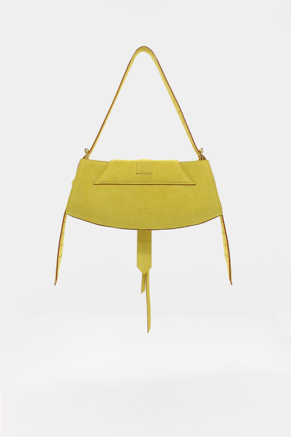 Buckle Bag Midi Suede Sun