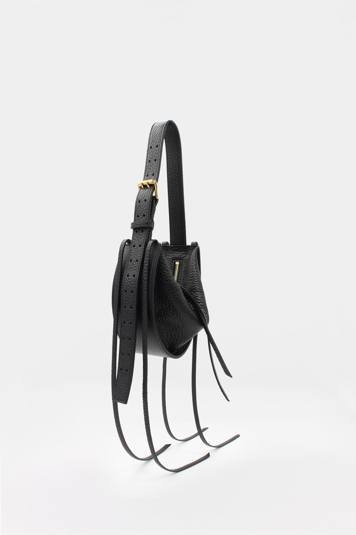 L'Amaca Mini Bag Tumbled Black