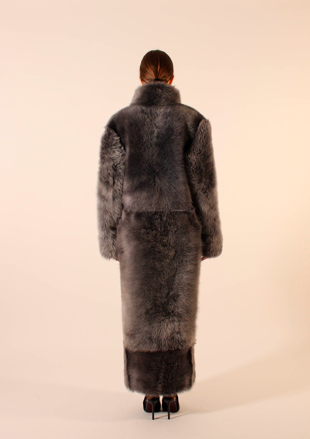 PRE ORDER - Fangs coat Dark marble grey