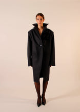 Load image into Gallery viewer, PRE ORDER - Julia long coat Dark marble grey
