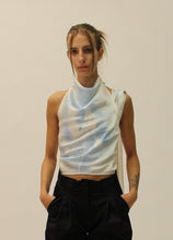 Load image into Gallery viewer, PRE ORDER - Verchiel Top 2 White base and Blue print
