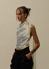Load image into Gallery viewer, PRE ORDER - Verchiel Top 2 White base and Blue print
