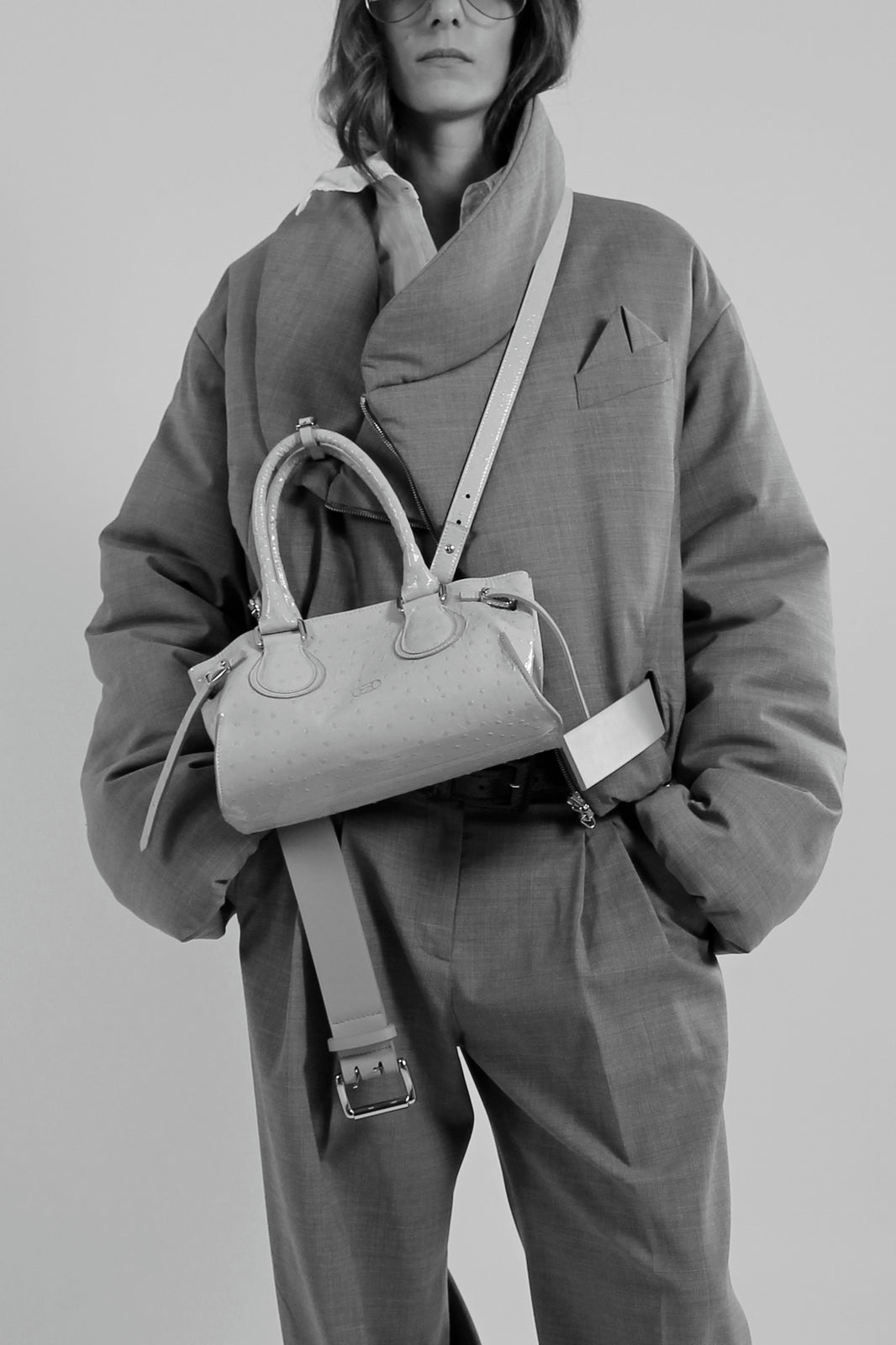 La Mamma Mini Bag Nappalack Wood brown