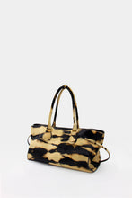 Load image into Gallery viewer, La Mamma Midi Bag Cavallino Leather Tie - Dye Sand Black
