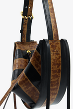 Load image into Gallery viewer, L&#39;Amaca Bag Mini Eel Black and Brown
