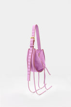 Load image into Gallery viewer, L&#39;Amaca Bag Mini Suede Hibiscus Pink
