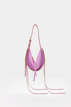 Load image into Gallery viewer, L&#39;Amaca Bag Mini Suede Hibiscus Pink
