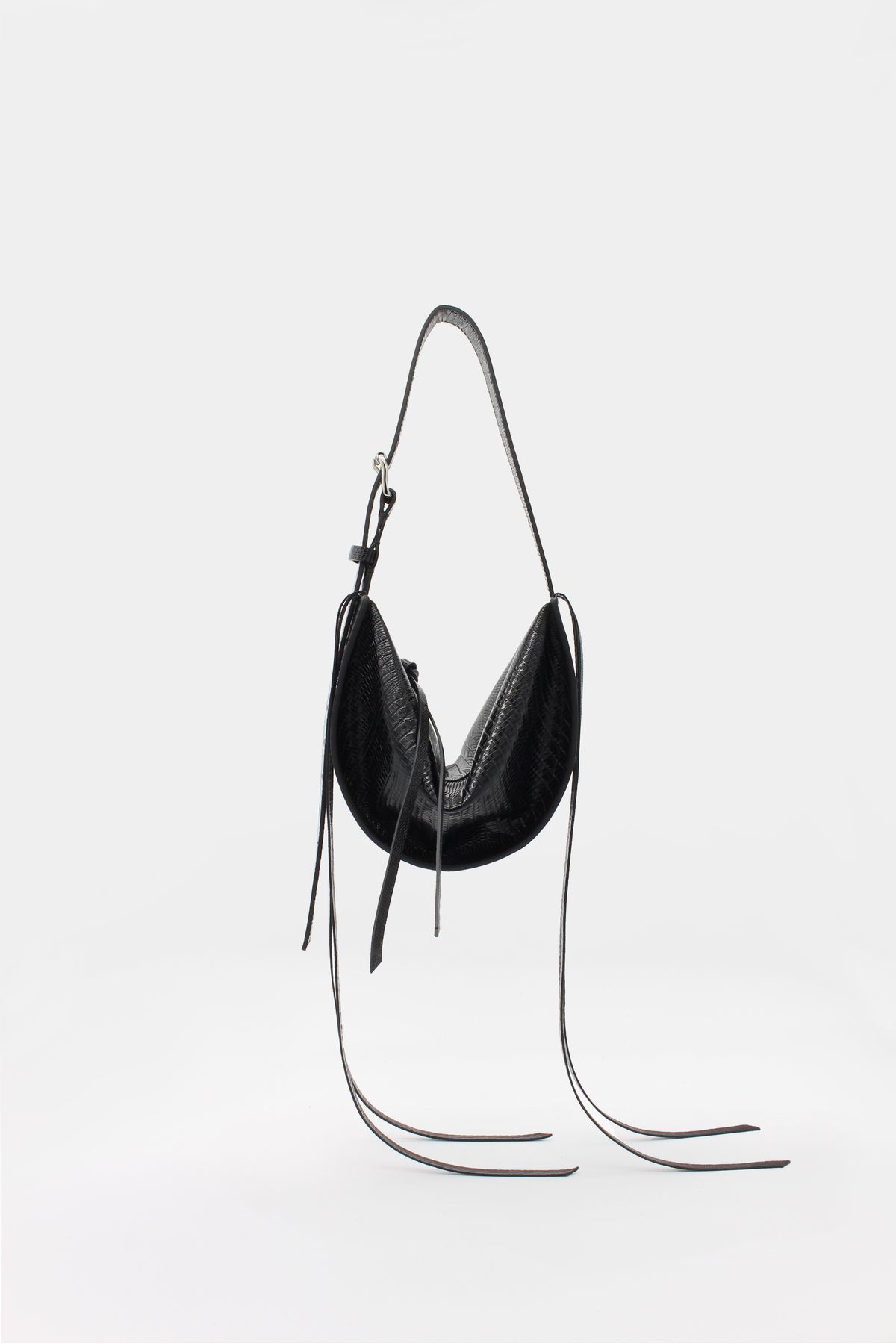 L'Amaca Bag Mini Tejus Print Leather Black