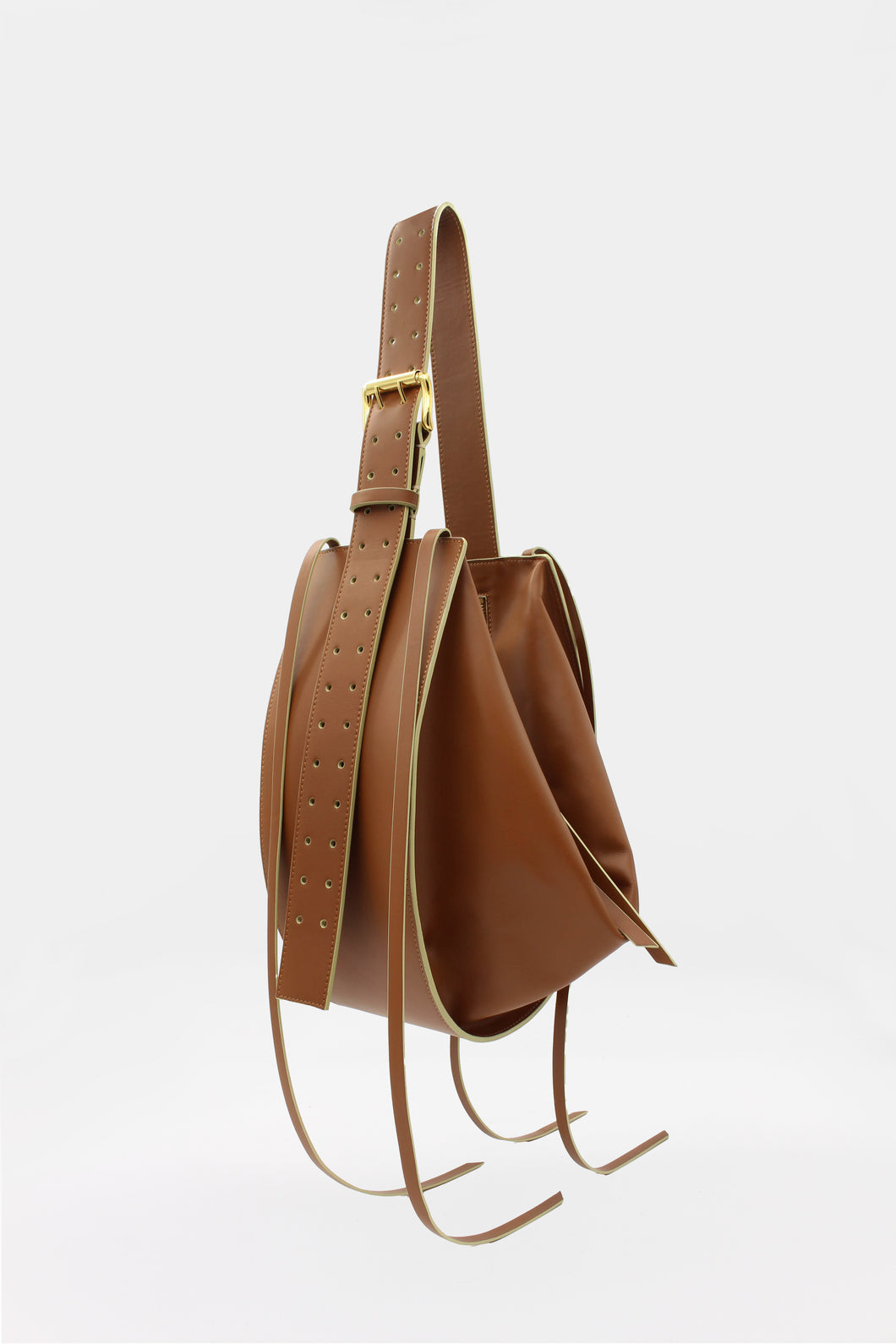 L'Amaca Bag Maxi Nappa Caramel