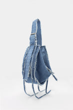Load image into Gallery viewer, L&#39;Amaca Bag Maxi Denim Essential Light Blue

