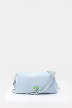 Load image into Gallery viewer, La Bisaccia Midi Bag Denim Brazil embroidery Stone Blue
