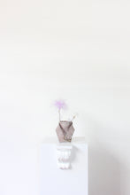 Load image into Gallery viewer, Belt vase Snake print Leather Grey
