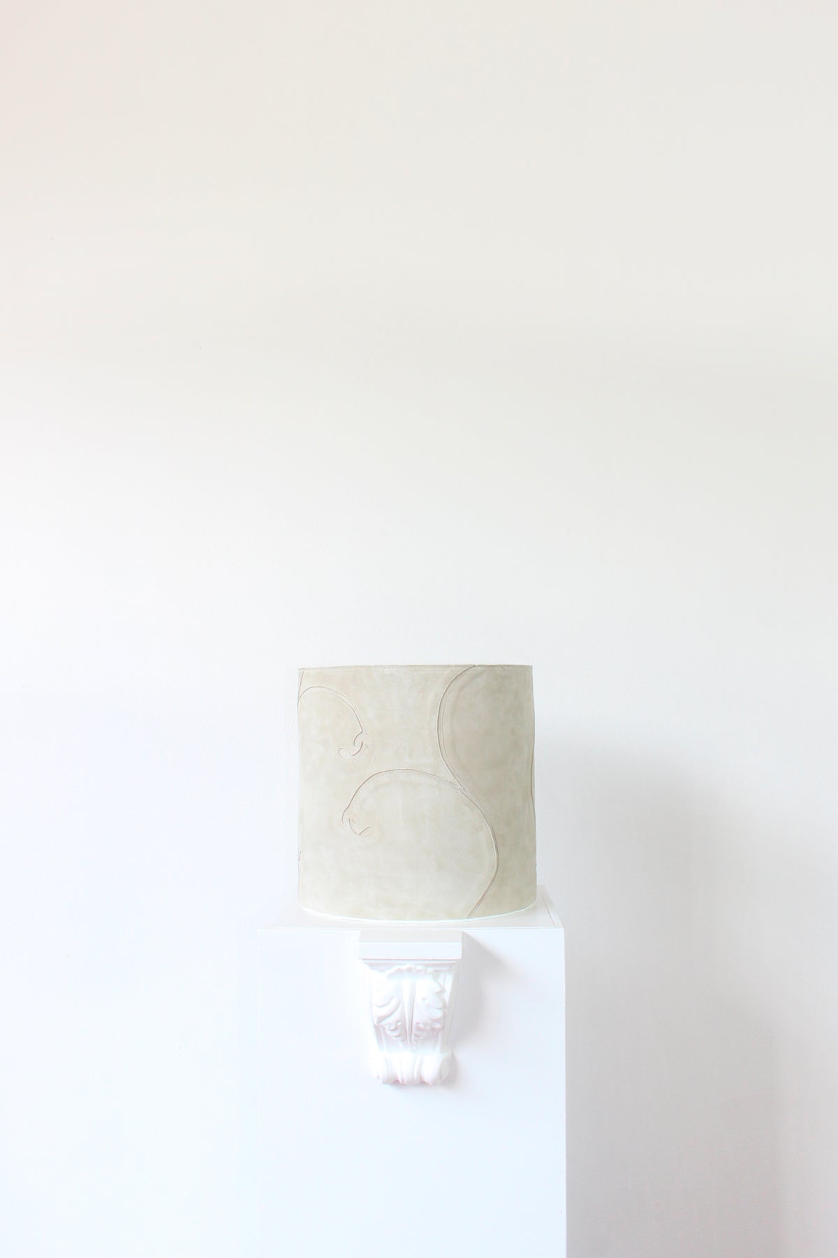Elelet vase Intarsio Suede Ice
