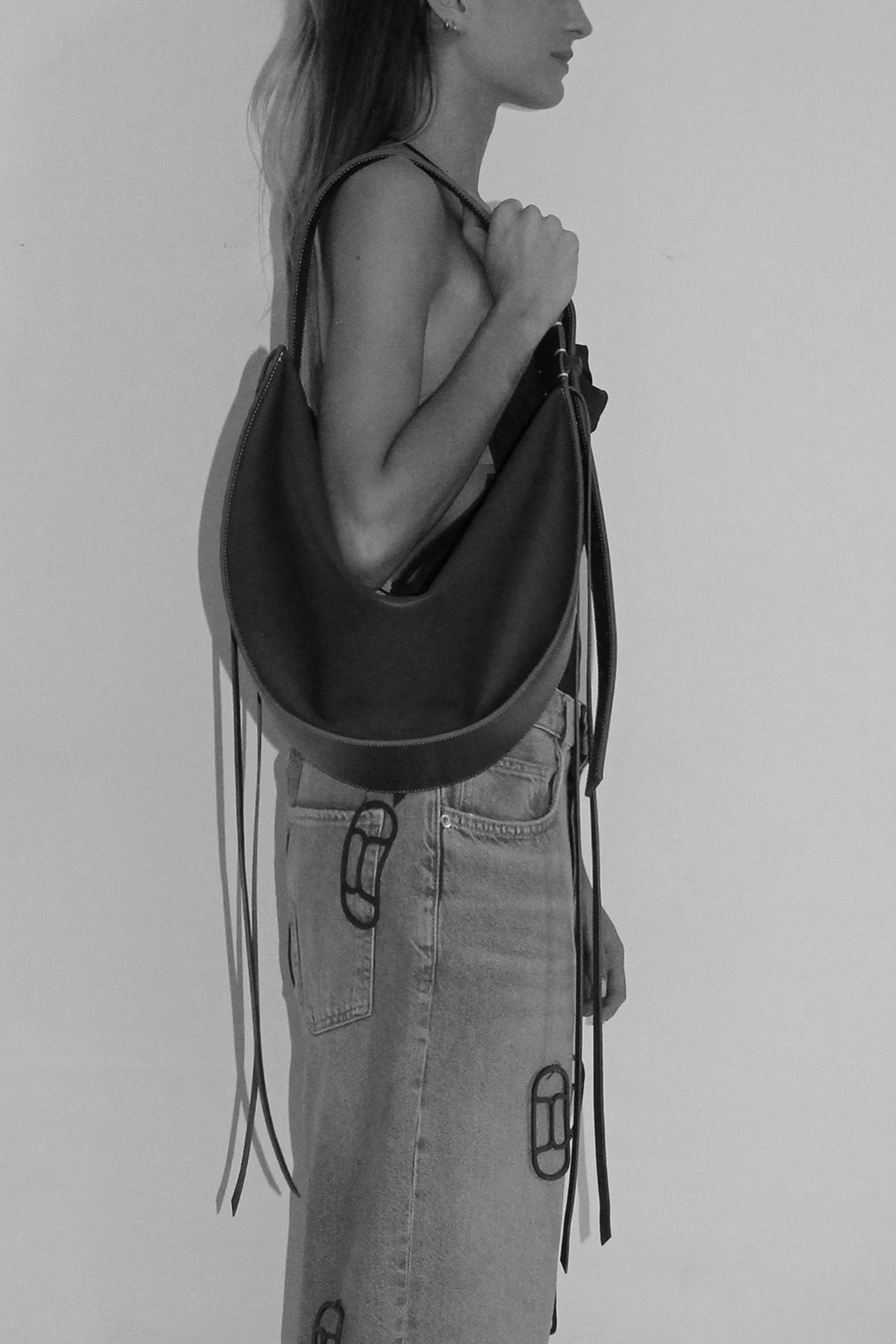 L'Amaca Maxi Bag Soufflè Stone