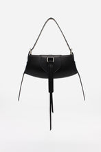 Load image into Gallery viewer, Buckle Bag Midi Leather Black
