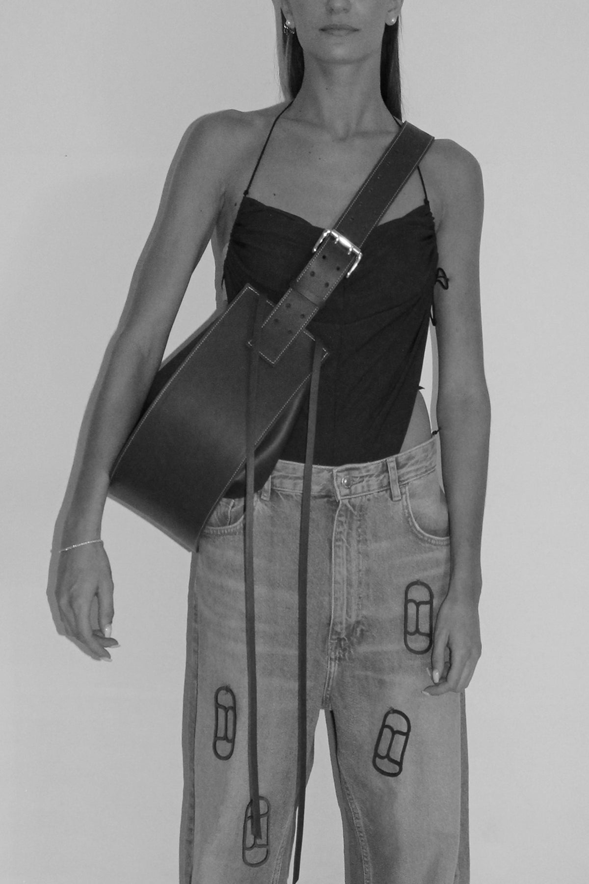 L'Amaca Maxi Bag Soufflè Stone