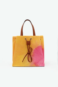 La Ventaglio Maxi Tie-dye Canvas Bag