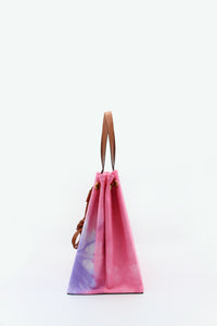 La Ventaglio Maxi Tie-dye Canvas Bag
