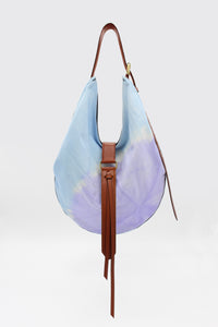 Sunset Bag Maxi Tie-dye Canvas Light blue+Lillac