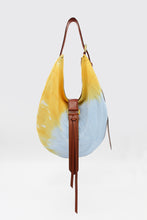 Load image into Gallery viewer, Sunset Bag Maxi Tie-dye Canvas Orange+Light blue
