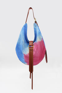 Sunset Bag Maxi Tie-dye Canvas Blue+Red